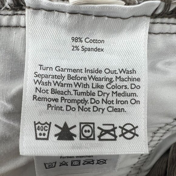 Eddie Bauer Women's 12 Boyfriend Fit Corduroy Pants Brown Stretch Relaxed Leg - Picture 8 of 13